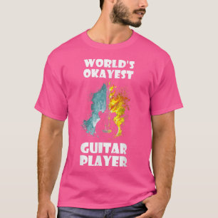 T-shirt Joueur de guitare le plus okayest du monde 3506