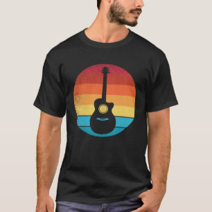 T-shirt Joueur de guitare rétro vintage vieil école 1