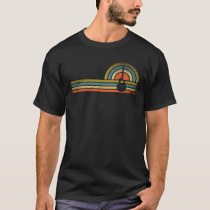 T-shirt Joueur de guitare rétro vintage vieilles écoles