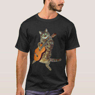 T-shirt Joueur de guitare tigré doué