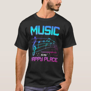 T-shirt Joueur de guitare vintage passionné de musique fan