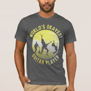 T-SHIRT JOUEUR DE GUITARRE MOYEN MONDIAL