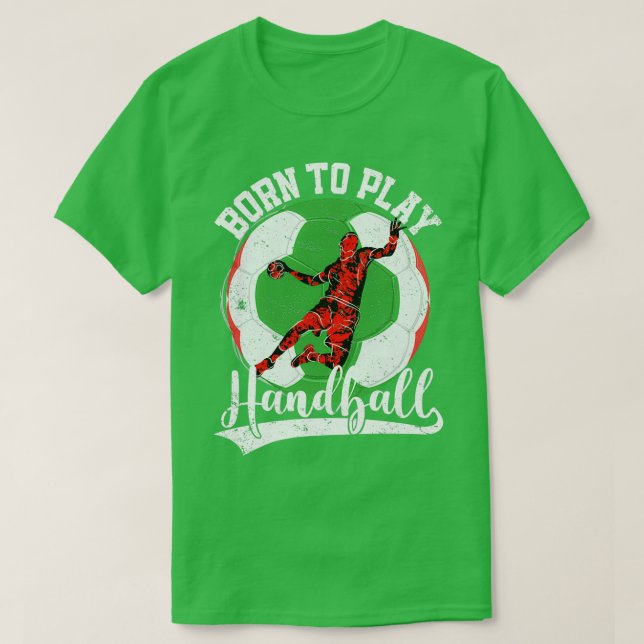 T-shirt Joueur de handball Circle Runer Retour de la pièce (Design devant)