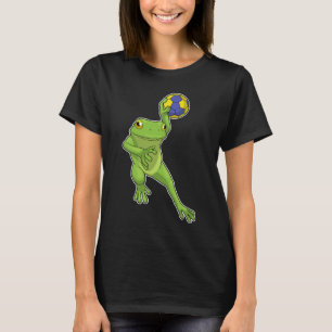 T-shirt Joueur de handball de grenouille