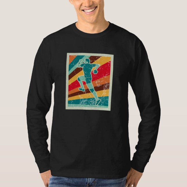 T-shirt Joueur de Handball Rétro (Devant)