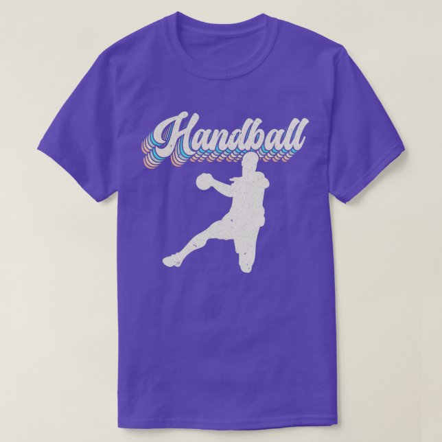 T-shirt Joueur de handball rétro Handballer Sports Goalkee (Design devant)