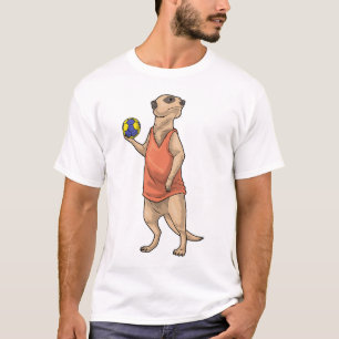 T-shirt Joueur de handball suricate Handball Sports