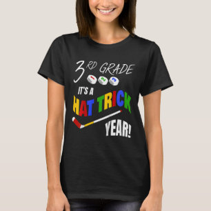T-shirt Joueur de hockey enfant - Coup du chapeau - 3e ann