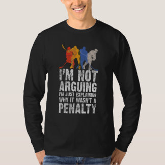 T-shirt Joueur de hockey Game Gag Graphisme