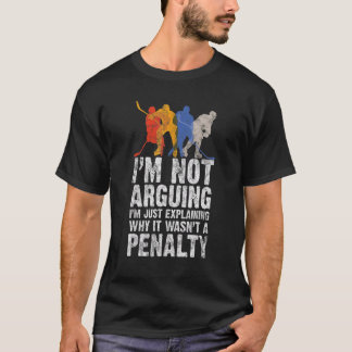 T-shirt Joueur de hockey Game Gag Graphisme