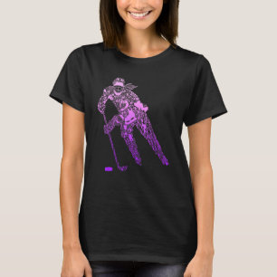 T-shirt Joueur de hockey Ice Hockey Tee pour les amateurs