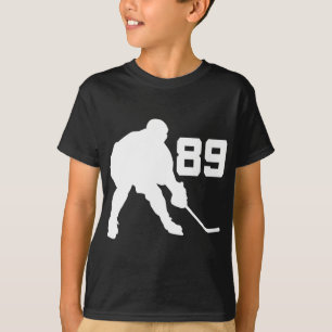 T-shirt Joueur de hockey Jersey numéro 89 de glace