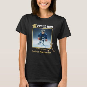T-shirt Joueur de hockey Proud Mom Classe de licence de ph