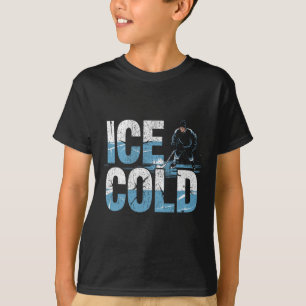 T-shirt Joueur de hockey sur étang glacé Shinny 