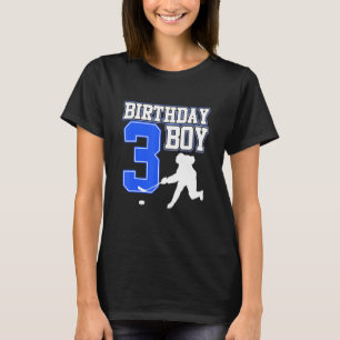T-shirt Joueur de hockey sur glace 3e anniversaire Sport J
