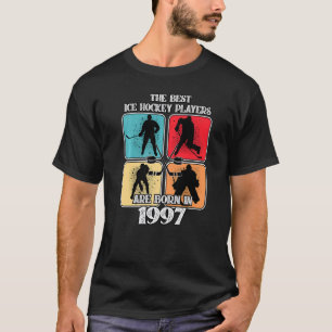 T-shirt Joueur de hockey sur glace de 27 ans 1995 27e anni