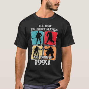 T-shirt Joueur de hockey sur glace de 29 ans 1993 29e anni