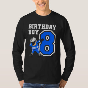 T-shirt Joueur de hockey sur glace de 8 ans Joueur de hock