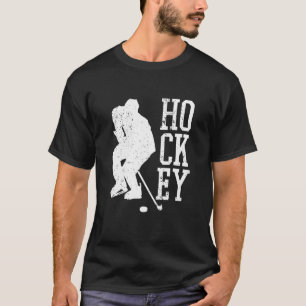 T-shirt Joueur de hockey sur glace rétro Entraîneur expert