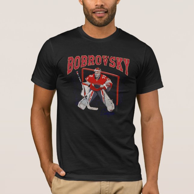 T-shirt Joueur de hockey sur glace Sergei Bobrovsky (Devant)