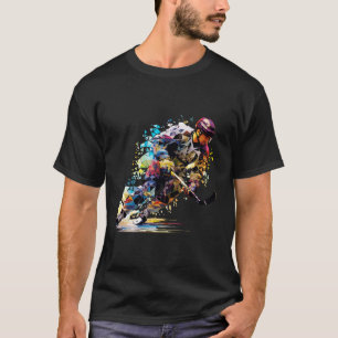 T-shirt Joueur de hockey sur glace Sport Champion de jeu
