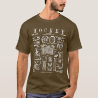 Joueur de hockey sur glace Sport d'hiver Vintage b