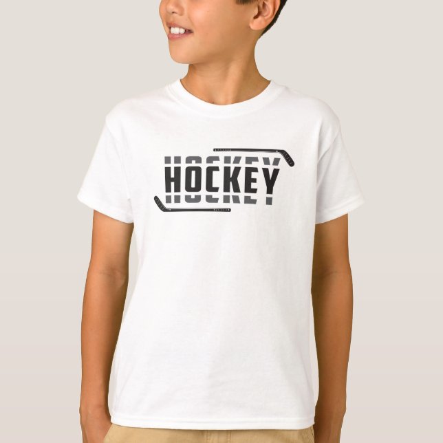 T-shirt Joueur de hockey sur glace Stick Puck Team Funny G (Devant)