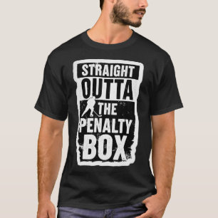 T-shirt Joueur de hockey sur glace tout droit sorti du ban