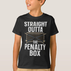 T-shirt Joueur de hockey sur glace tout droit sorti du ban