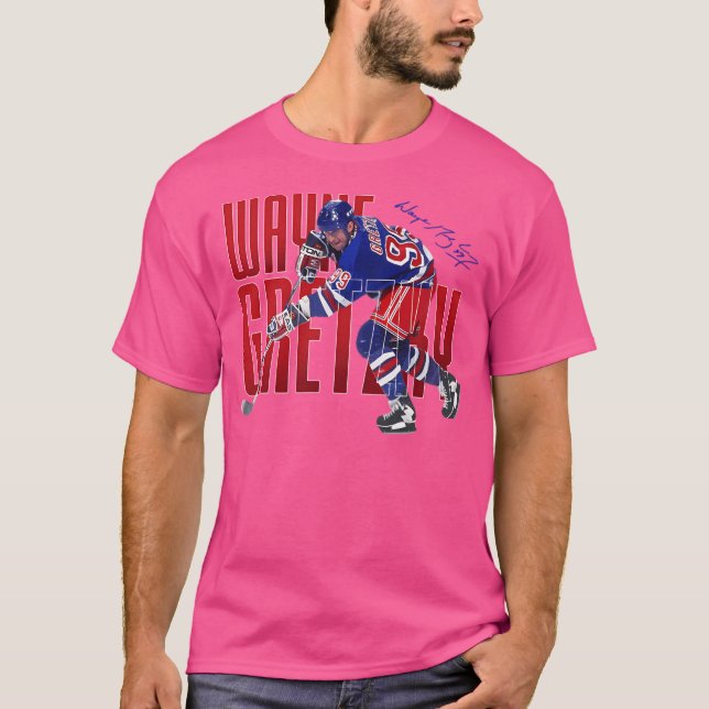 T-shirt Joueur de hockey Wayne Gretzky (Devant)