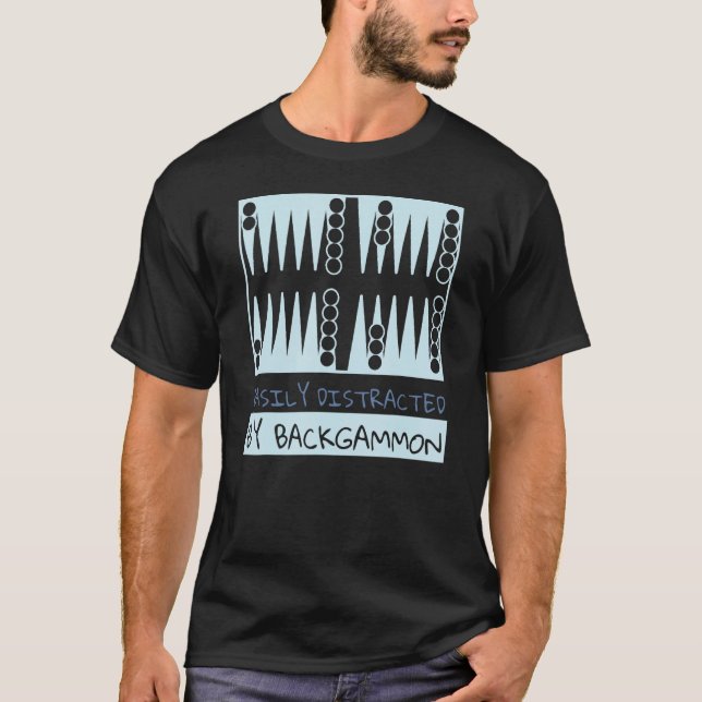 T-shirt Joueur de jacquet (Devant)