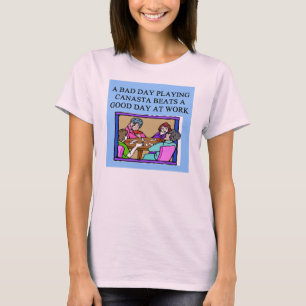 T-shirt joueur de jeu de canasta