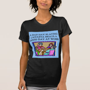T-shirt joueur de jeu de canasta