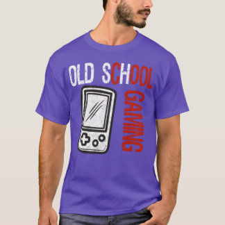 T-shirt Joueur de jeux vidéo nerd rétro consoles jeux vidé