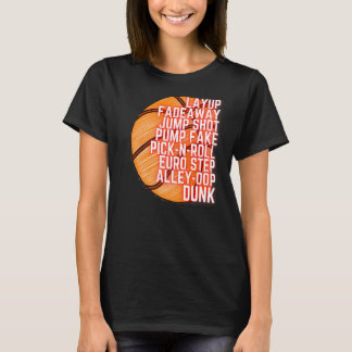 T-shirt Joueur de jour de basket-ball motivé