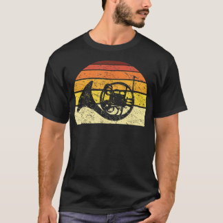 T-shirt Joueur de la Corne française rétro Musicien de l'H