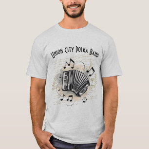 T-shirt Joueur de l'Accordéon customisé pour homme