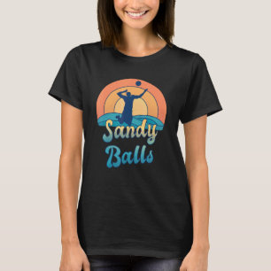 T-shirt Joueur de l'équipe de volley-ball de plage de Sand