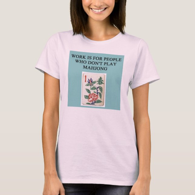 T-shirt joueur de mahjong (Devant)