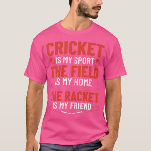 T-shirt Joueur de match de cricket Joueur de cricket Bowle