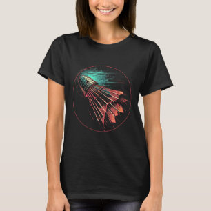 T-shirt Joueur de navette Badminton Steampunk