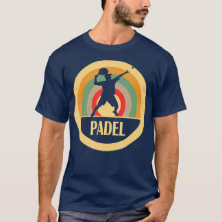 T-shirt Joueur de padel de tennis Padel vintage