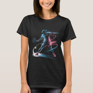 T-Shirt Joueur de Padel Neon, Tennis Padel Rétro 8