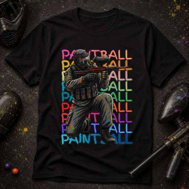 T-shirt Joueur de Paintball (Créateur téléchargé)