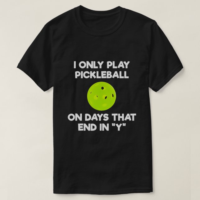 T-shirt Joueur de Pickleball drôle (Design devant)
