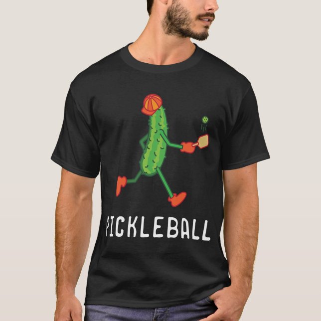 T-shirt Joueur de Pickleball entraîneur Vegan Picket Fruit (Devant)