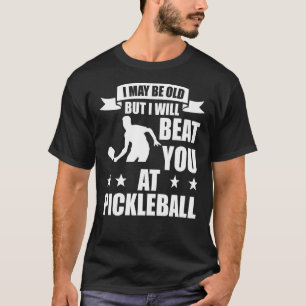 T-shirt Joueur De Pickleball Je Vous Battrai À Pickleball_