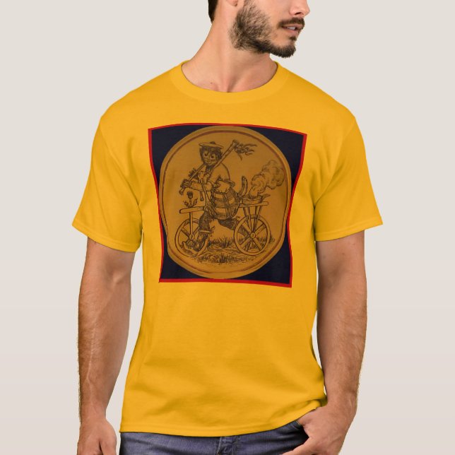 T-shirt Joueur de pipeau de loup-garou (Devant)