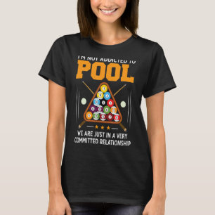 T-shirt Joueur De Piscine Pour Hommes Cool Addicé Au Billa