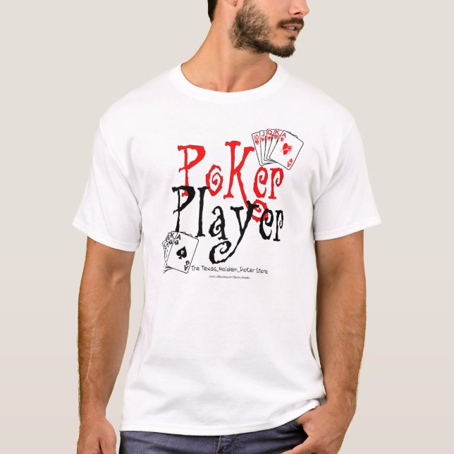 T-shirt joueur de poker (Devant)